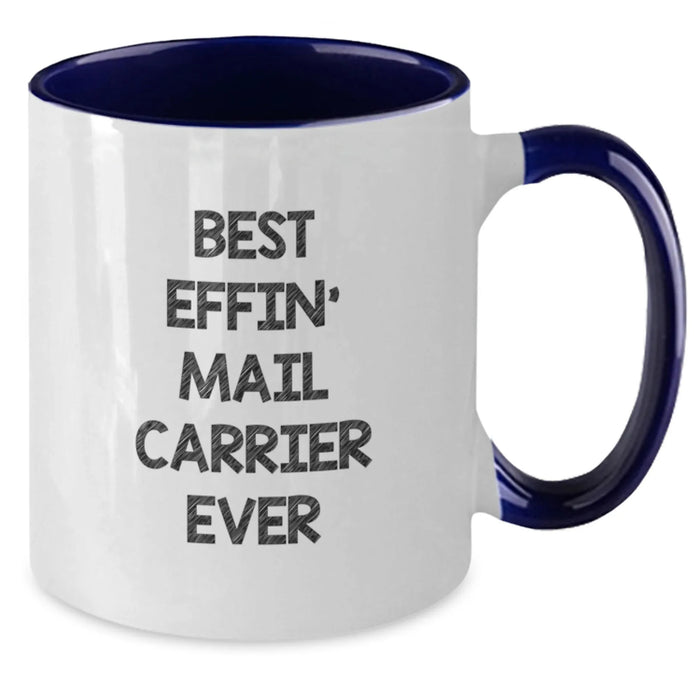 Funny Mail Carrier Gifts from Men, Women, Friends, Coworkers, Family - Unique Valentine's Coffee Mugs for Mail Carrier Lovers - Best Effin' Mail Carrier Ever Mug - Additional