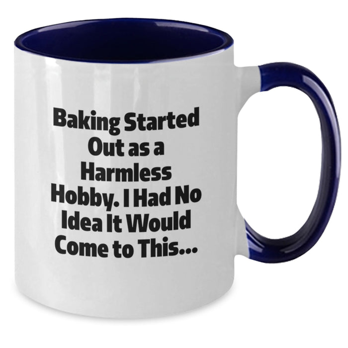 Baking Gifts for Men Funny Two Tone Coffee Mug, Graduation Unique Gifts, Gifts from Family for Baking Lovers - Additional