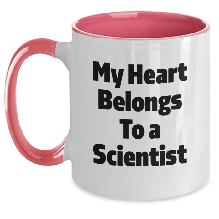 Funny Scientist Two Tone Coffee Mug Gifts from Family to Men, Perfect for Scientist Lover Birthday Unique Present - Main