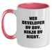 Funny Web Developer Gifts For Men Web Developers By Day Ninja By Night Two Tone Coffee Mugs Birthday Unique Gifts From Friends - Main