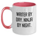 Funny Writer Gifts from Friends - Writer By Day. Ninja By Night. Unique Christmas Unique Gifts for Writer - Main