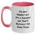 Funny Surgeon Gifts for Men, Women, and Friends - 'I'm Not Perfect But I'm A Surgeon And That's Basically The Same Thing' Two Tone Coffee Mug - Main