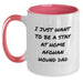 Funny Afghan Hound Dog Gifts for Men, 'I Just Want To Be A Stay At Home Afghan Hound Dad' Two Tone Coffee Mug with Christmas Unique Gifts from Mom - Main
