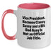 Funny Vice President Gifts, Classy Sassy and a Bit Fearlessy Gifts for Vice President, Valentine's Unique Gifts from Friends, Vice President Coffee Mug - Main