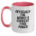Funny Tool Maker Gifts from Friends to Family, Officially The World's Coolest Two Tone Coffee Mug for Graduation Unique Gifts - Main