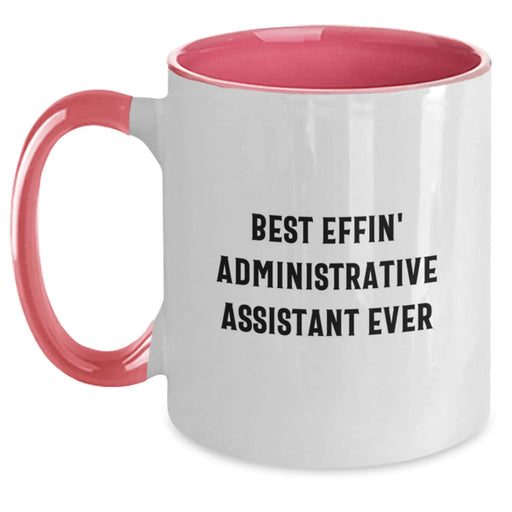 Funny Administrative Assistant Gifts from Coworkers, Best Effin' Mug for Valentine's Unique Gifts - Main