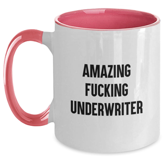 Funny Underwriter Gifts from Friends - Amazing Two Tone Coffee Mug for Graduation - Main