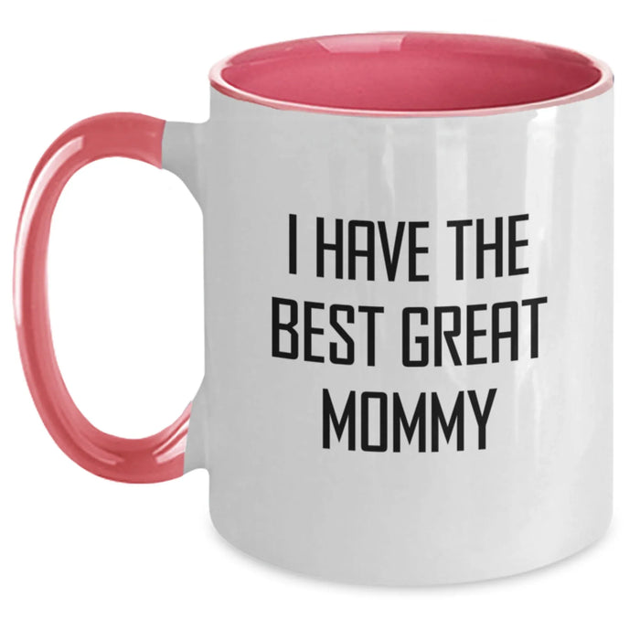 Funny Mommy Gifts from Women to Mommy - Two Tone Coffee Mug for Mommy - Christmas Unique Gifts for Mommy - Main