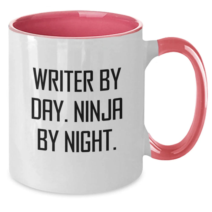 Funny Writer Gifts from Friends - Writer By Day. Ninja By Night. Unique Christmas Unique Gifts for Writer - Additional