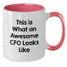 Funny CFO Gifts from Friends, Cute Two Tone Coffee Mug for Birthday, This Is What An Awesome Cfo Looks Like - Additional