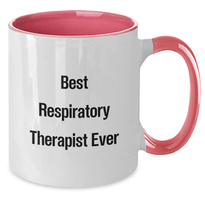 Funny Inspirational Gifts for Respiratory Therapist Ever Two Tone Coffee Mugs from Family Friends Coworkers - Additional