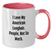 Funny American Longhair Cat Gifts for Cat Lovers Two Tone Coffee Mug, Christmas Unique Mugs for Friends, Family, Loved Ones, Funny Coffee Mugs - Additional