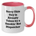Funny Dispatcher Mug Gifts for Men from Friends on Birthday - Two Tone Coffee Mug - Additional