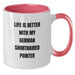 Funny German Shorthaired Pointer Dog Gifts, Birthday Unique Mugs with Life Is Better Quote, Gifts for German Shorthaired Pointer Lovers - Additional