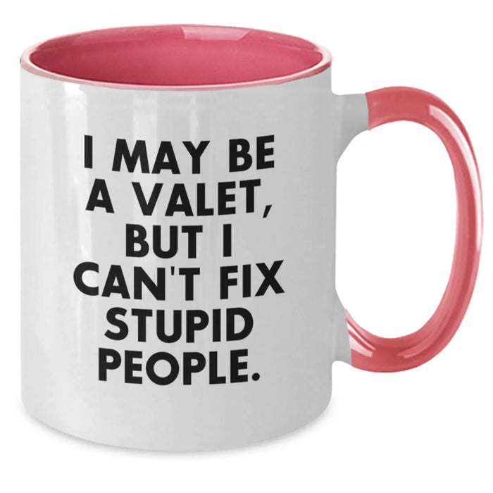 Funny Valet Gifts from Men to Valet Friends for Christmas Unique Valet Two Tone Coffee Mugs - Additional