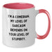 Comedian Humor Gifts from Friends for Comedian Men and Women Funny Two Tone Coffee Mug - Additional