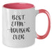 Funny Advisor Gifts from Men - Best Effin' Advisor Ever Two Tone Coffee Mug for Valentine's Unique Gifts - Additional