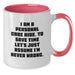 Funny Personal Care Aide Gifts from Family Members for Graduation Unique Gifts, Two Tone Coffee Mug Inspired by 'I Am A Personal Care Aide. To Save Time Let's Just Assume I'm Never Wrong.' - Additional