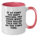 Funny Birthday Unique Gifts from Teller Lovers for Men Women Friends, Inspirational Teller Two Tone Coffee Mug Quote - Additional