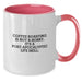 Funny Coffee Roasting Gifts from Friends for Coffee Roasting Lovers - Two Tone Coffee Mug - Graduation Unique Gifts - Additional