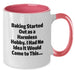 Baking Gifts for Men Funny Two Tone Coffee Mug, Graduation Unique Gifts, Gifts from Family for Baking Lovers - Additional
