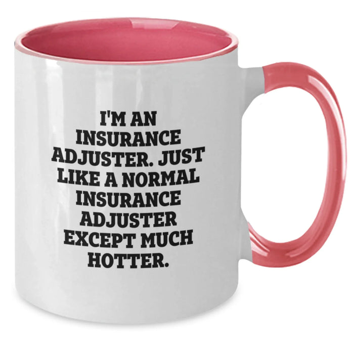 Funny Insurance Adjuster Gifts for Men, Unique Two Tone Coffee Mugs Gifts from Coworkers, Christmas Unique Presents for Insurance Adjuster Friends - Additional