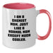 Chemist Gifts from Mom - Funny Two Tone Coffee Mug for Chemist Dad or Graduation Unique Gifts for Chemist Friends - Additional