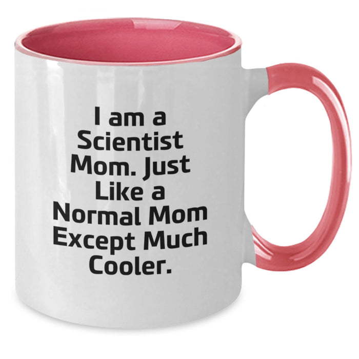 Funny Scientist Mom Two Tone Coffee Mug Gifts for Scientist Men Women Friends Coworkers Family - Additional