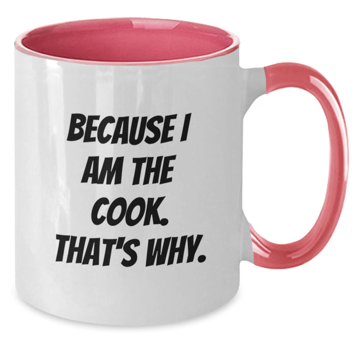 Funny Two Tone Coffee Mugs for Cooks - Gifts from Friends for Men Women Graduation Unique - Additional
