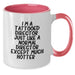 Funny Director Gifts from Friends, Christmas Unique Gifts for Director, I'm A Tattooed Director, Two Tone Coffee Mugs, Black and White, Red and White, Navy and White, Pink and White - Additional