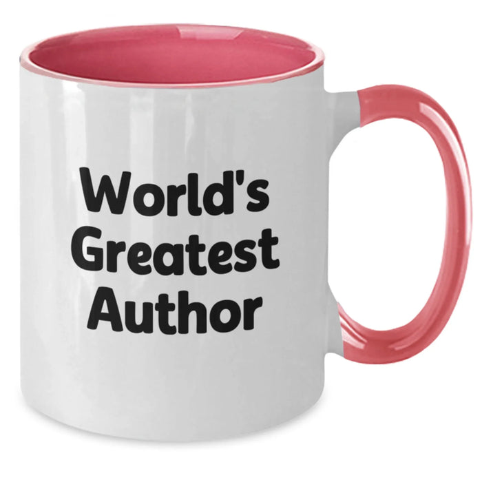 Funny Author Quotes Inspired Gifts from Friends for Men Two Tone Coffee Mug - Additional