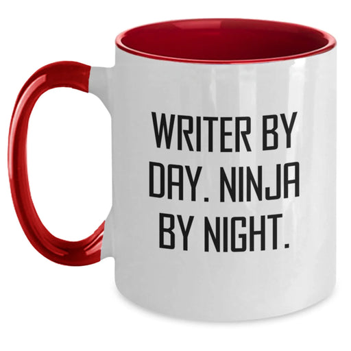 Funny Writer Gifts from Friends - Writer By Day. Ninja By Night. Unique Christmas Unique Gifts for Writer - Main