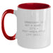 Embroidery Gifts for Men, Women, and Friends | Graduation Unique Embroidery Mugs with Funny Quote 'Embroidery Is Not A Hobby. It's A Post-apocalyptic Life Skill.' - Two Tone Coffee Mug - Main