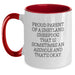Funny Shetland Sheepdog Gifts from Friends, Gifts for Men Who Are Proud Parents - Two Tone Coffee Mug - Main