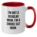 Funny Smoke Cat Mom Gifts from Women for Women Two Tone Coffee Mugs for Christmas - Additional