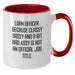 Funny Loan Officer Gifts, Valentine's Unique Gifts from Friends for Loan Officer, Two Tone Coffee Mug, Classy Sassy And A Bit Fearlessy Is Not An Official Job Title. - Additional