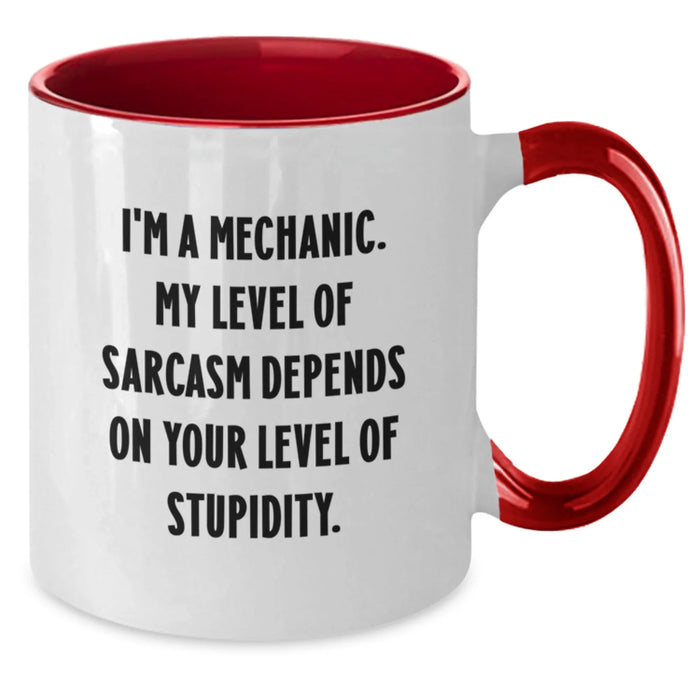 Fun Sarcasm Mechanic Gifts from Friends to Mechanic for Christmas Unique - Additional