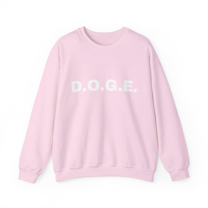 D.O.G.E. Unisex Sweatshirt for Republicans, Trump Supporters, Department of Government Efficiency, Political Activists, Political Apparel
