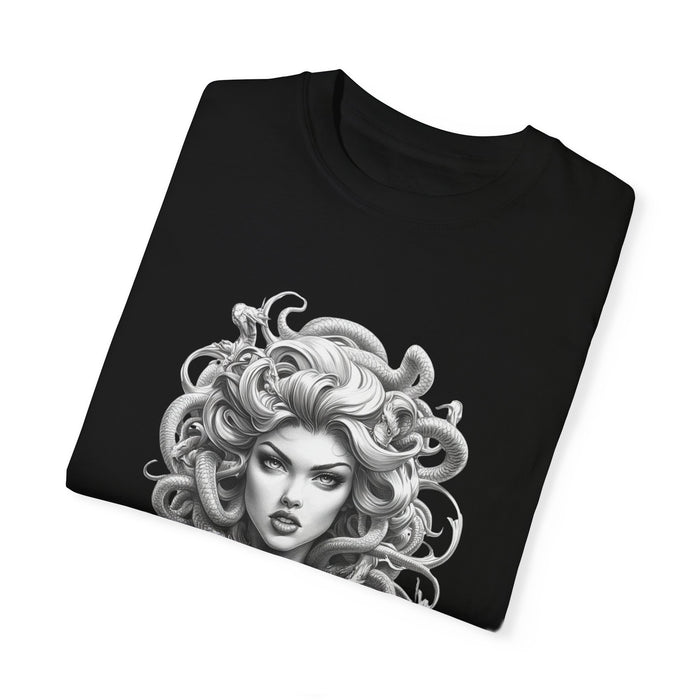Justifiably Pissed, Medusa T-Shirt, Greek Mythology Tee for Feminist Rage, Female Empowerment, Anti-Trump Tee Shirt, Democracy, Resistance