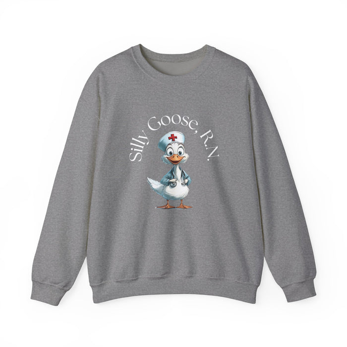Silly Goose RN Sweatshirt, Registered Nurse Shirt, Nurse Gift, Nurse Shirt, Funny Shirt, Funny Goose Shirt,Funny Gift, Gag Gift, Nurse Day