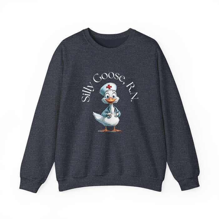 Silly Goose RN Sweatshirt, Registered Nurse Shirt, Nurse Gift, Nurse Shirt, Funny Shirt, Funny Goose Shirt,Funny Gift, Gag Gift, Nurse Day