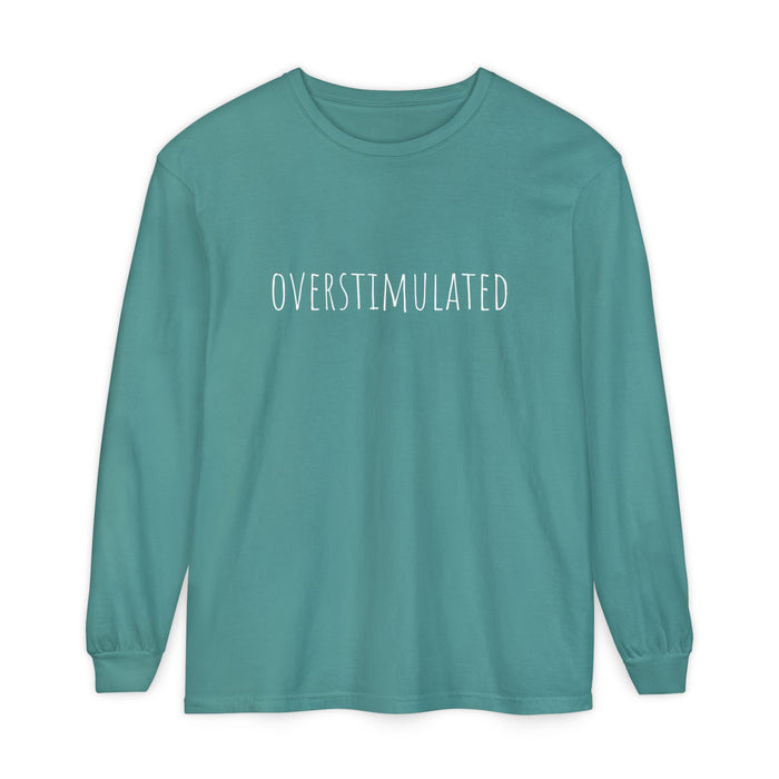 Overstimulated Shirt for Mom, Cowboy Frog Shirt, Unhinged TShirt, Weirdcore Clothing, Gen Z Shirt, Weird Stuff Funny Long Sleeve