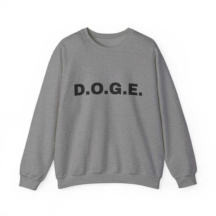 D.O.G.E. Unisex Sweatshirt for Republicans, Trump Supporters, Department of Government Efficiency, Political Activists, Political Apparel