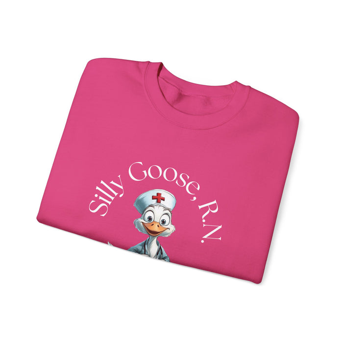 Silly Goose RN Sweatshirt, Registered Nurse Shirt, Nurse Gift, Nurse Shirt, Funny Shirt, Funny Goose Shirt,Funny Gift, Gag Gift, Nurse Day