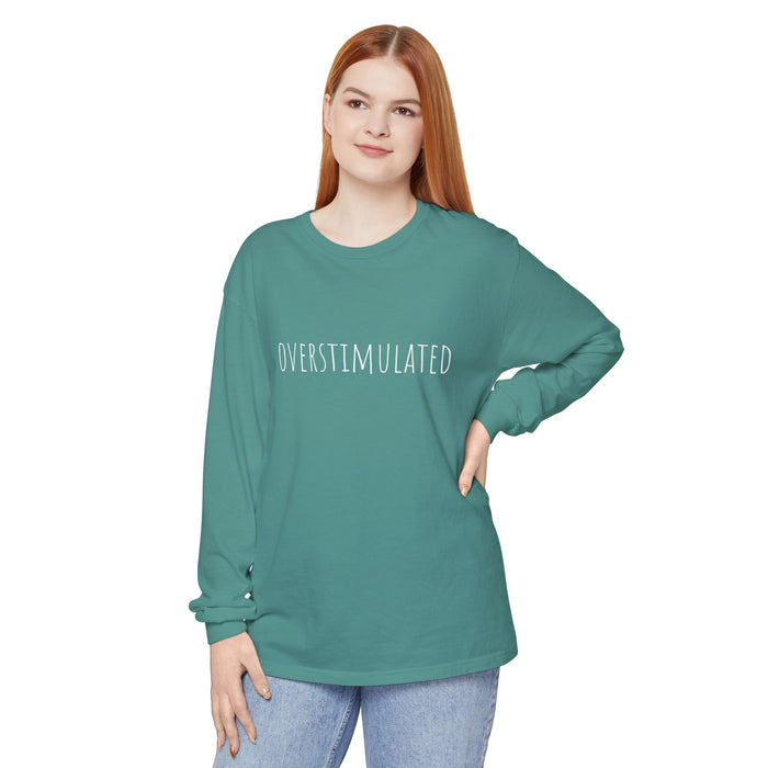 Overstimulated Shirt for Mom, Cowboy Frog Shirt, Unhinged TShirt, Weirdcore Clothing, Gen Z Shirt, Weird Stuff Funny Long Sleeve