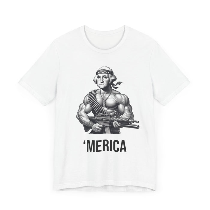 Merica George Washington Shirt, Funny 4th of July T-Shirt, Perfect Independence Day Tee, American, George Washington, July 4th Gift, Awesome