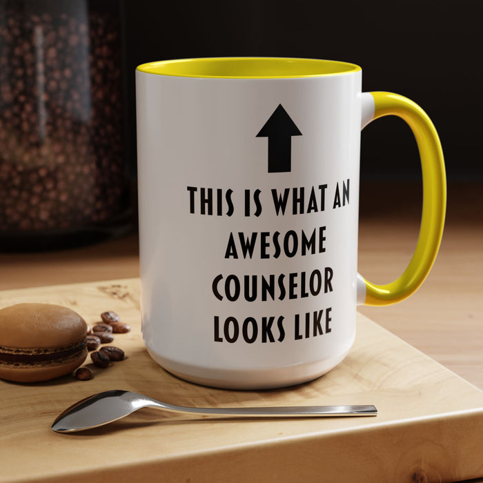 This Is What an Awesome Counselor Looks Like Coffee Mug – Counselor Appreciation Gift