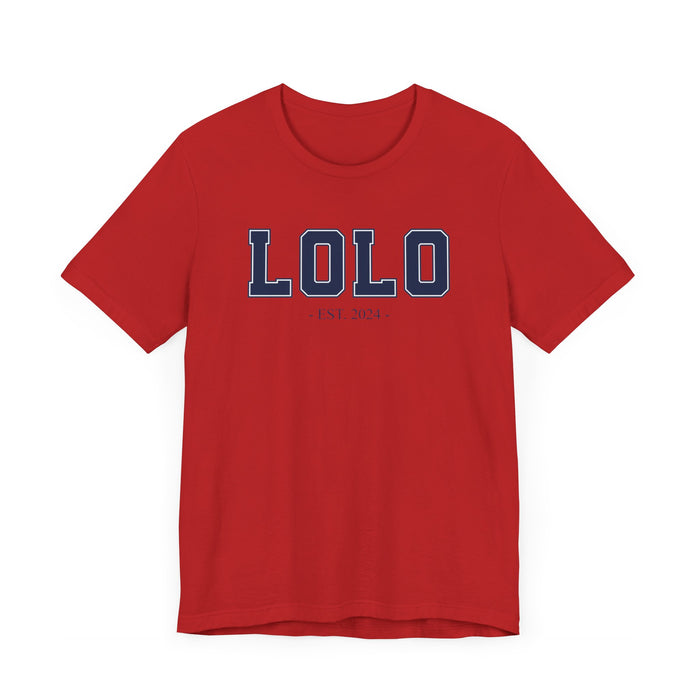 Lolo Established 2024 Tee Shirt - Personalized Grandfather Gift - Celebratory Grandpa T-Shirt - Custom Lolo New Grandfather Present