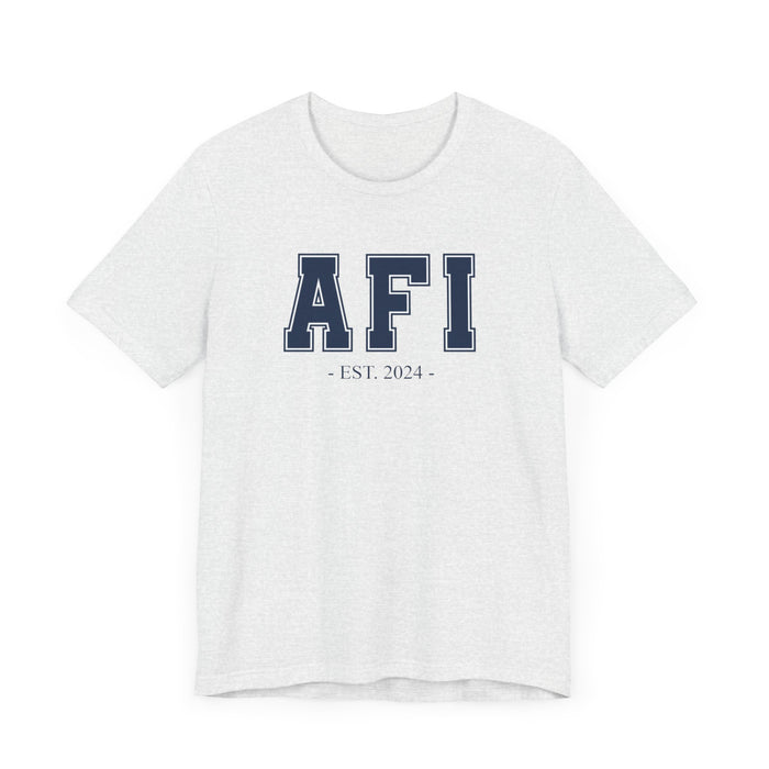 Afi Established 2024 Tee Shirt - Personalized Grandfather Gift - Celebratory Grandpa T-Shirt - Custom Afi New Grandfather Present Cotton