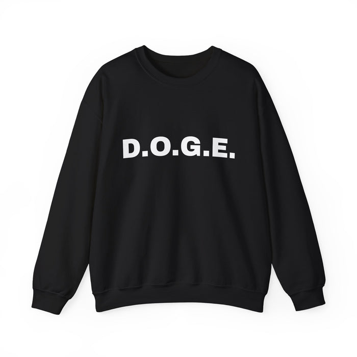 D.O.G.E. Unisex Sweatshirt for Republicans, Trump Supporters, Department of Government Efficiency, Political Activists, Political Apparel